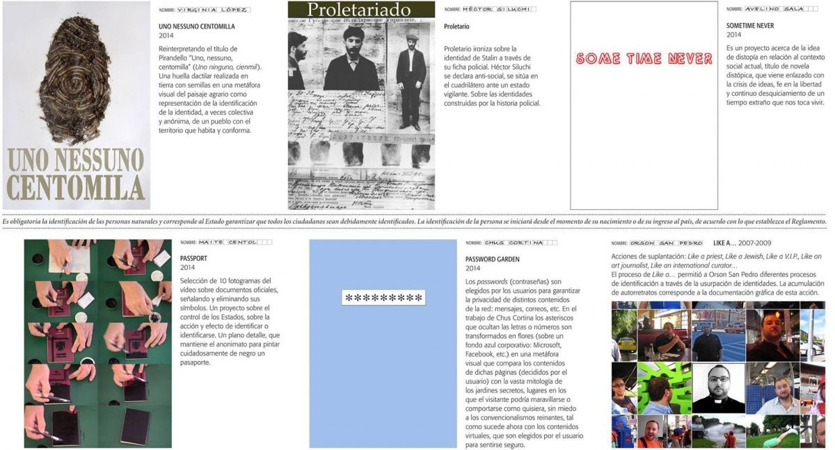 &amp;nbsp;proyecto&amp;nbsp;IDENTIFICACION.&amp;nbsp;artistas: &amp;nbsp;virginia lopez, avelino sala, maite centol, hector siluchi, orson san pedro&amp;nbsp;https://www.facebook.com/Vitrina24